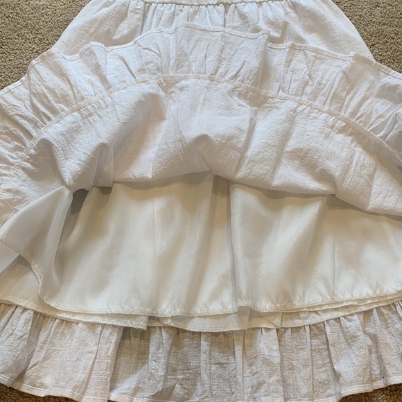 White Ruffled Dress - Picture 7 of 8